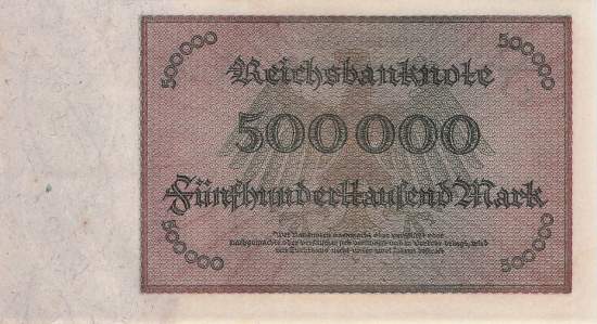 500000 Mark 1923 ro.87e AB